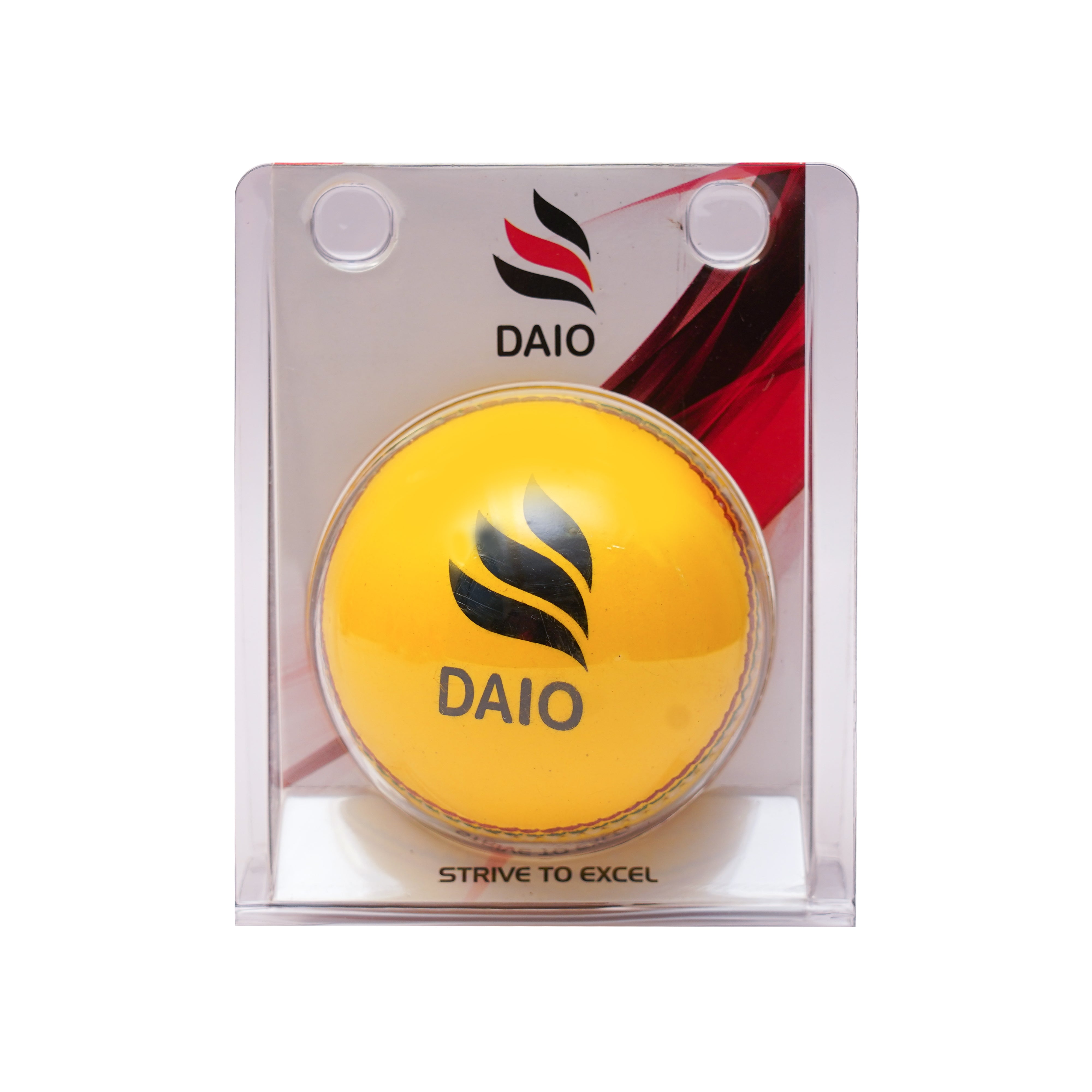 2 Pcs. Daio yellow indoor leather ball